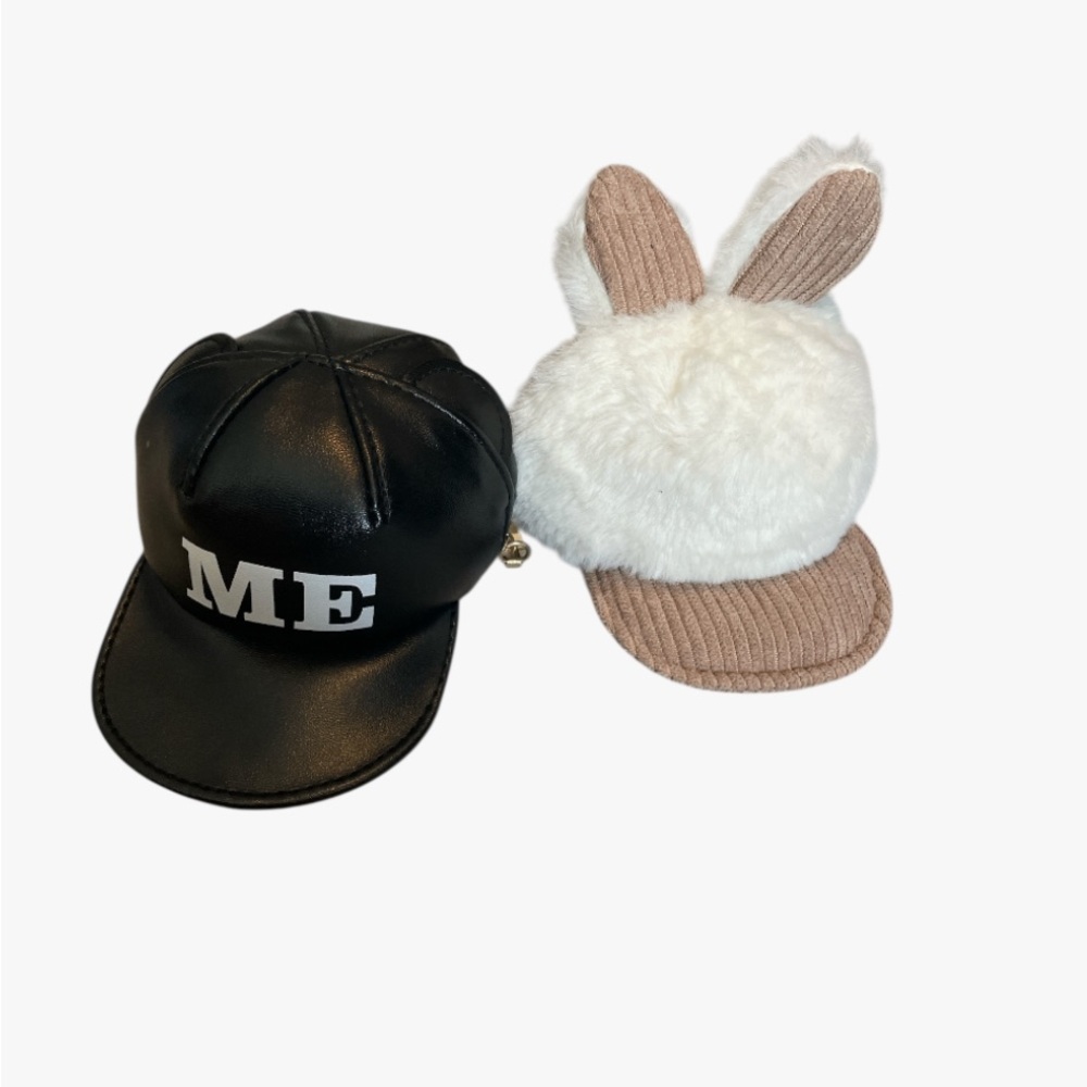 Novelty Baseball Cap Key Chain and Money Bag